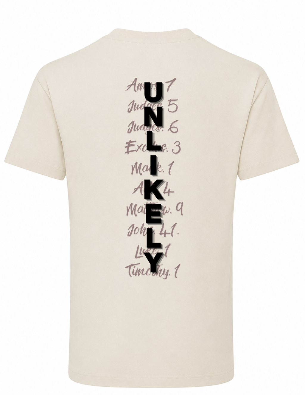 Unlikely One Christian Faith T-shirt Mens Slim Fit