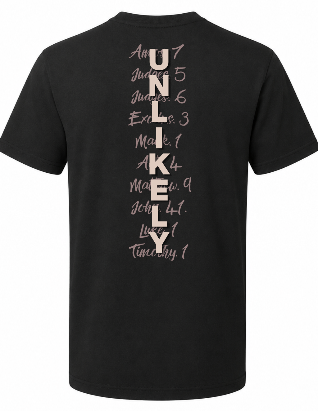 Unlikely One Christian Faith T-shirt Mens Slim Fit