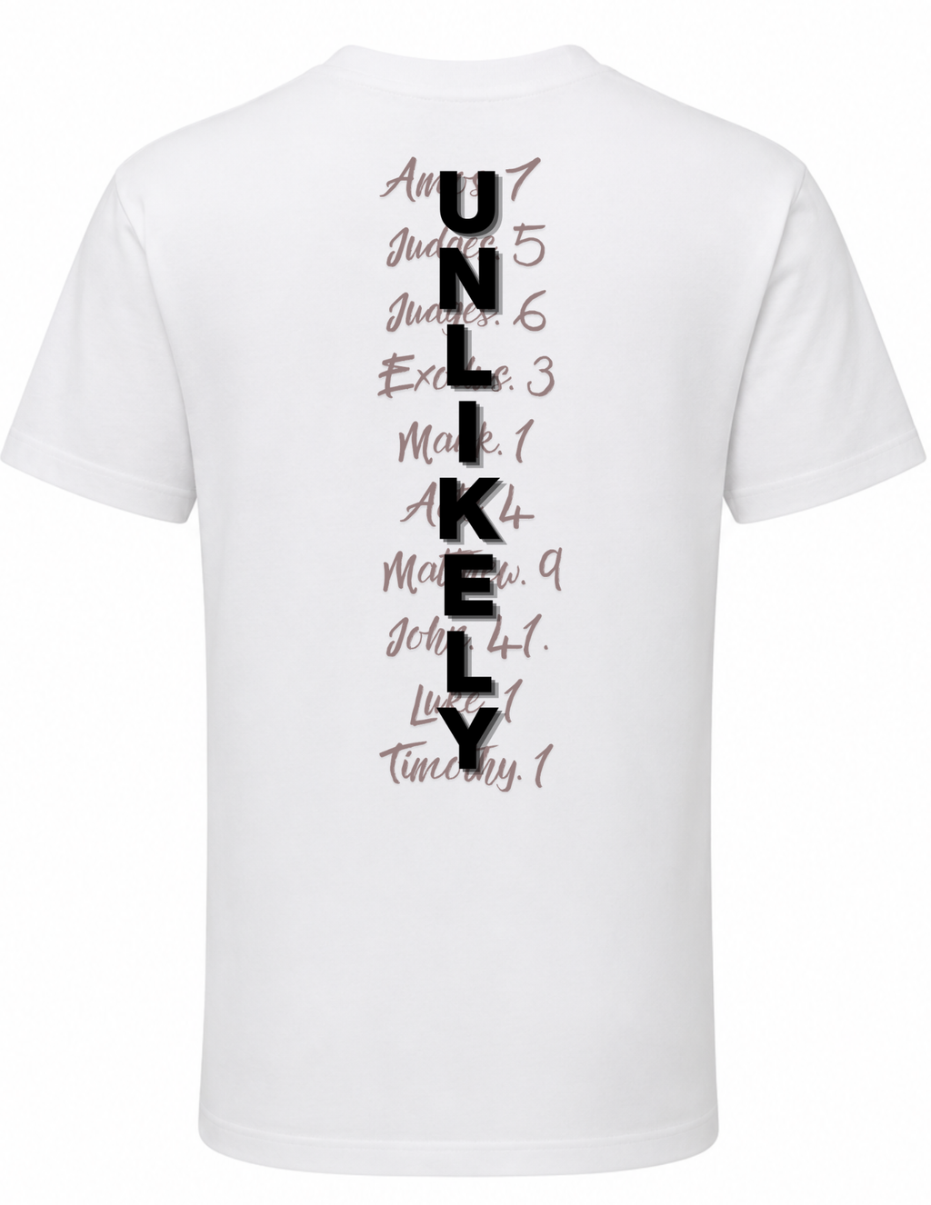 Unlikely One Christian Faith T-shirt Mens Slim Fit