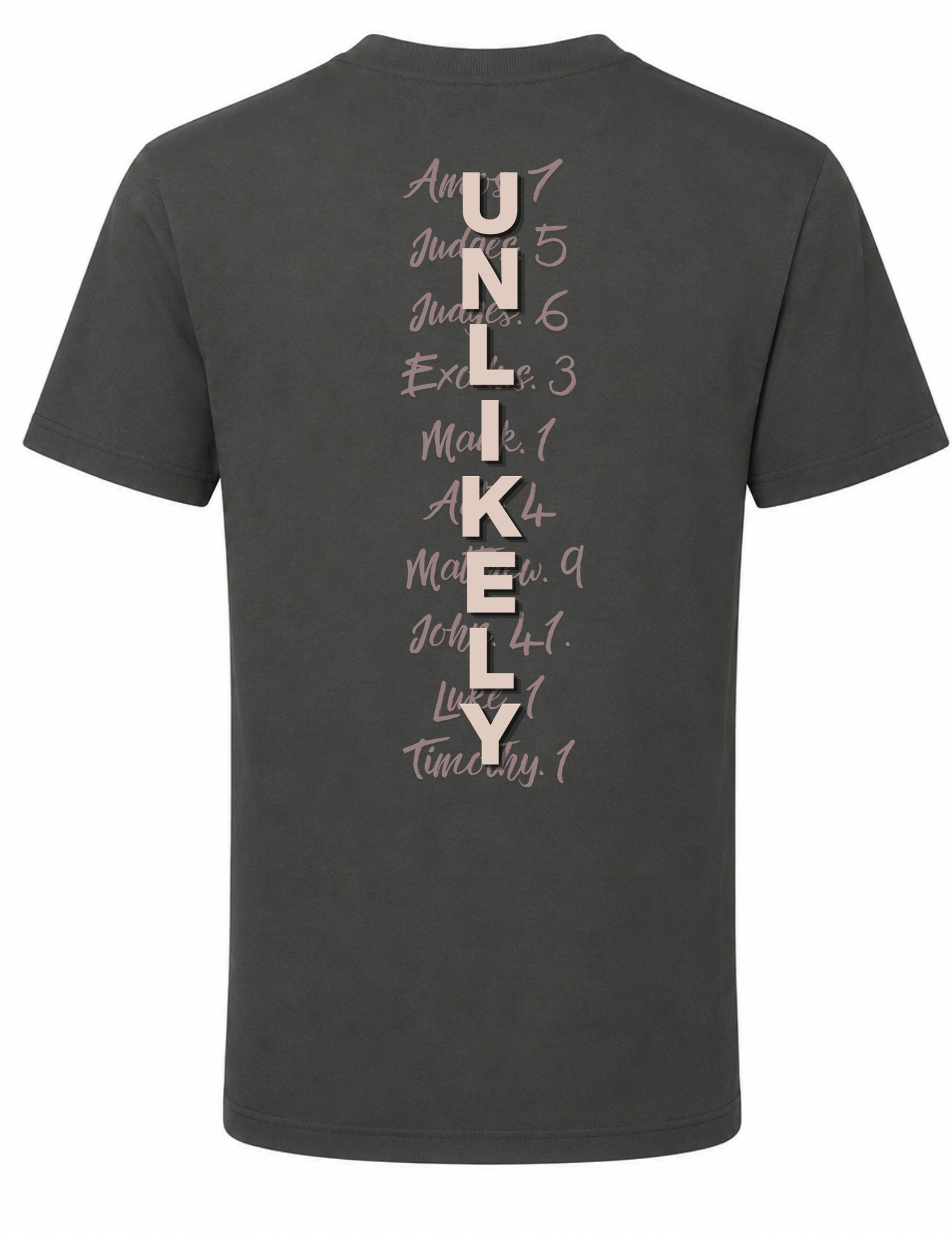 Unlikely One Christian Faith T-shirt Mens Slim Fit