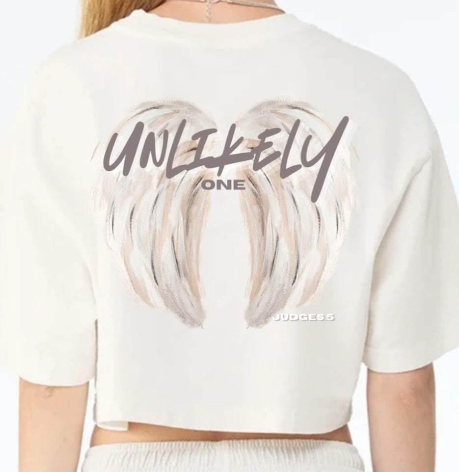 Unlikely Ladies Cropped T-shirt, Christian Faith Tshirt