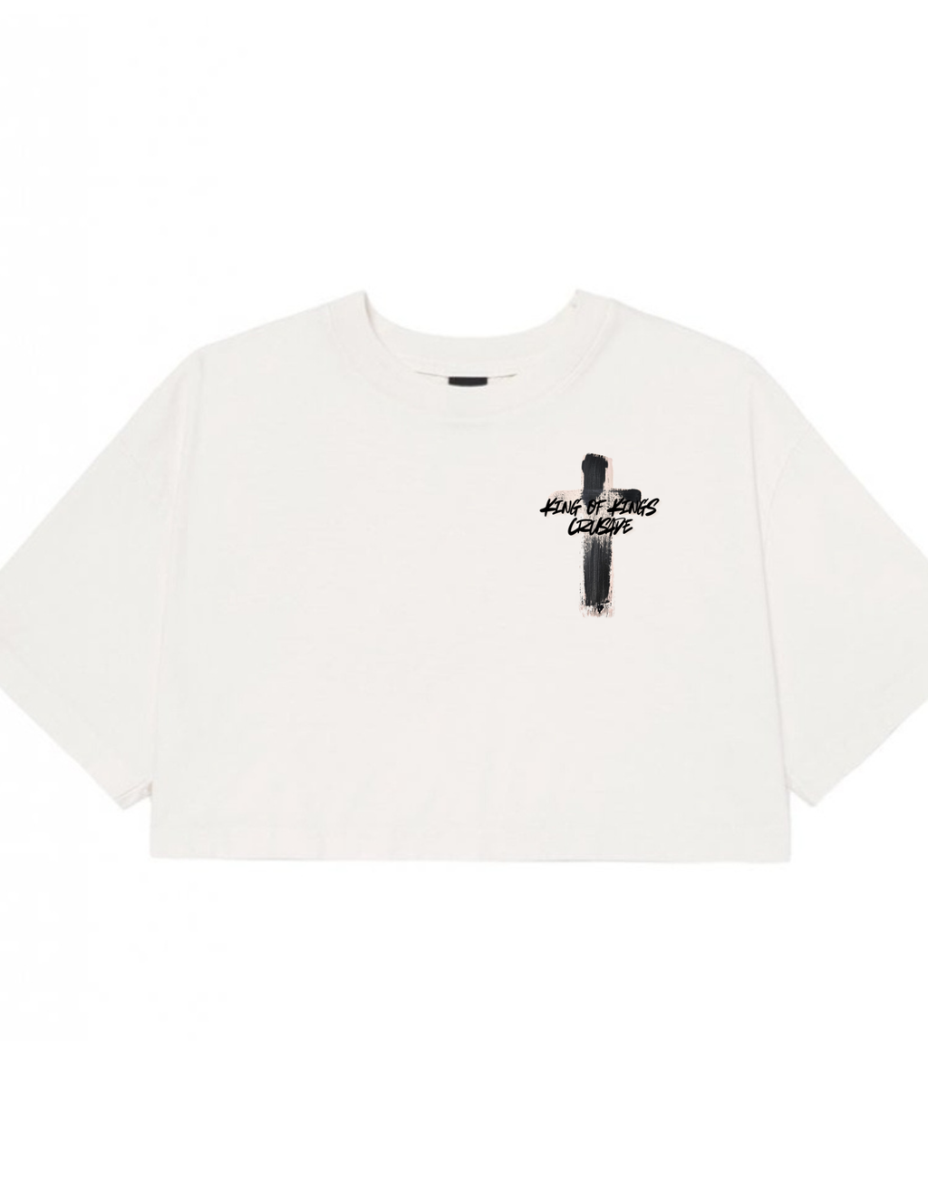 Promised Ladies Cropped T-shirt, Christian Faith Tshirt (Copy)