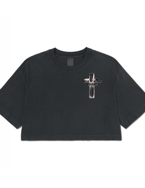 Promised Ladies Cropped T-shirt, Christian Faith Tshirt (Copy)