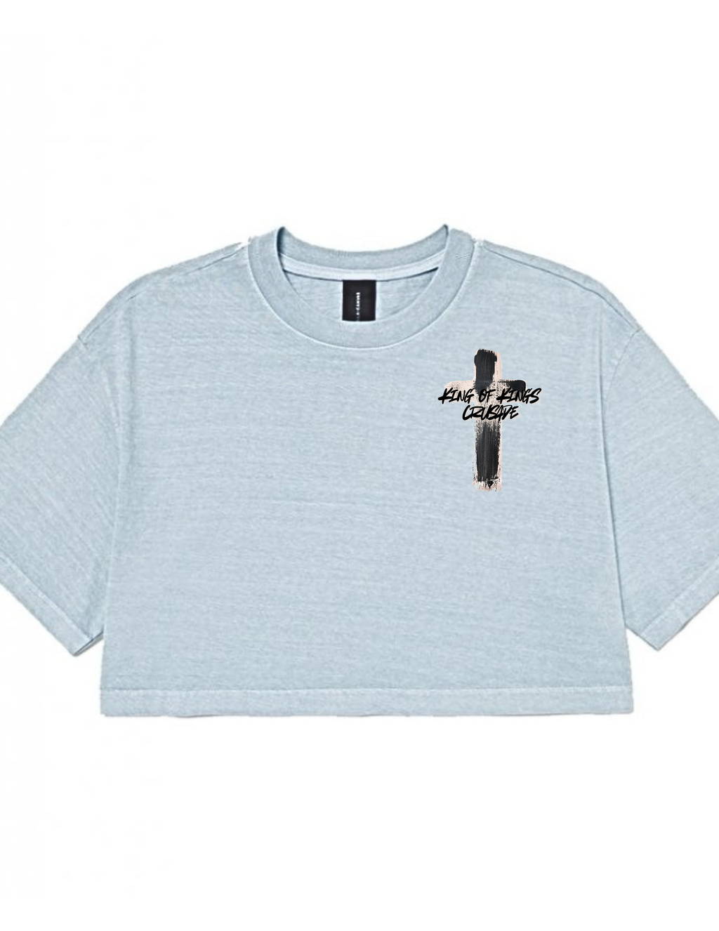 Promised Ladies Cropped T-shirt, Christian Faith Tshirt (Copy)