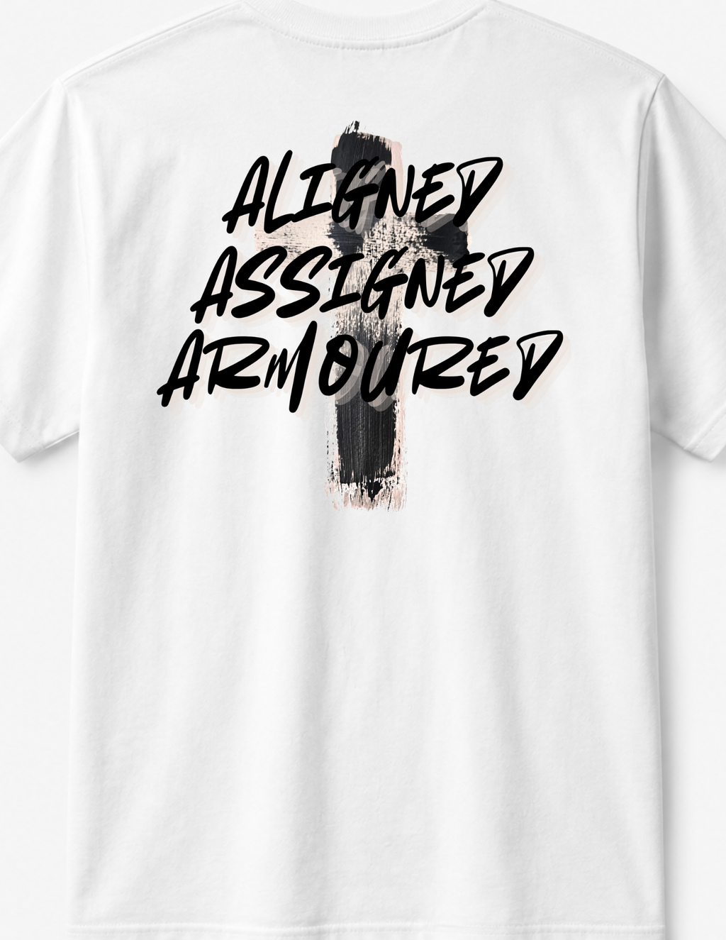 Aligned, Assigned, Armoured Faith T-shirt