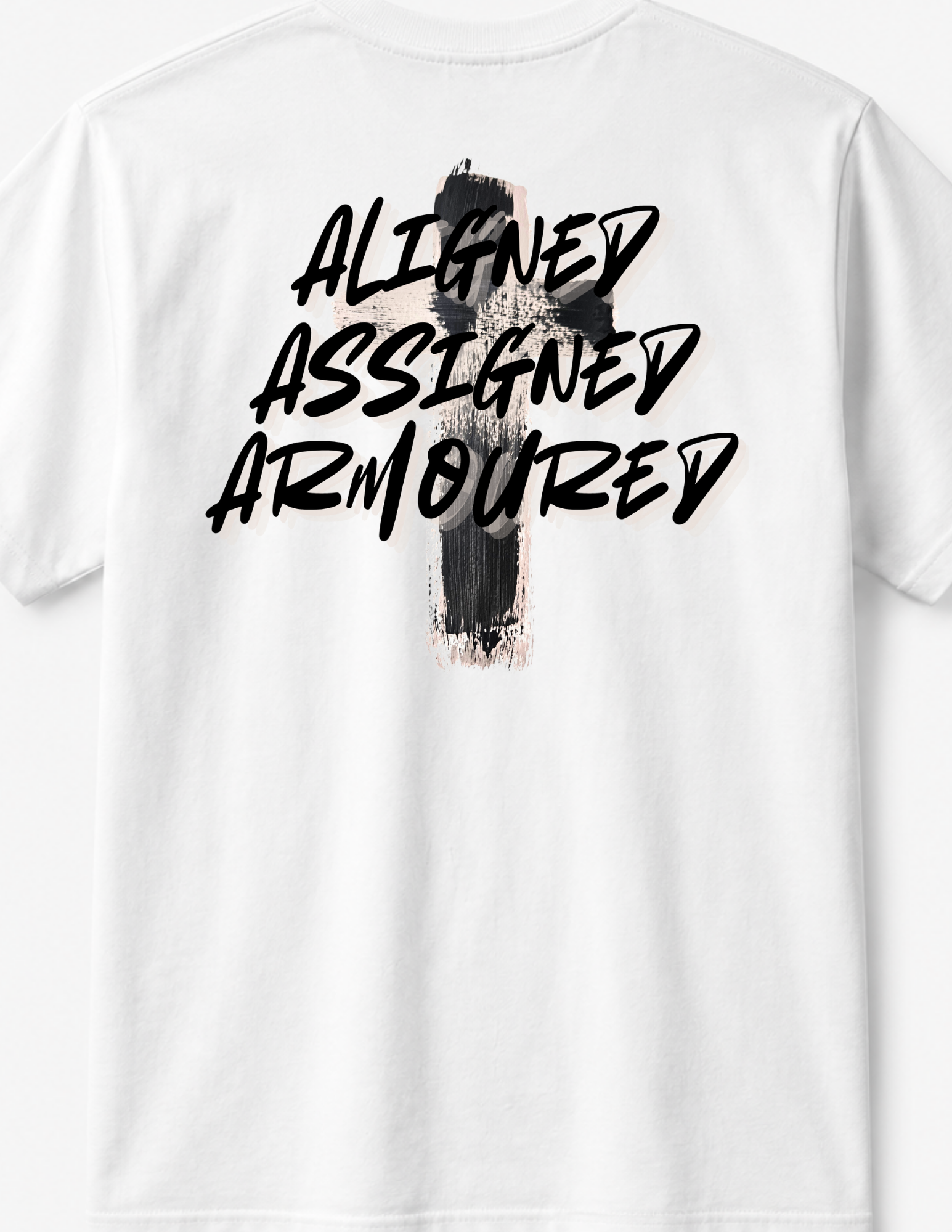 Aligned, Assigned, Armoured Faith T-shirt