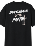 Defender Of The Faith Cross T-shirt Christian Faith T-shirt