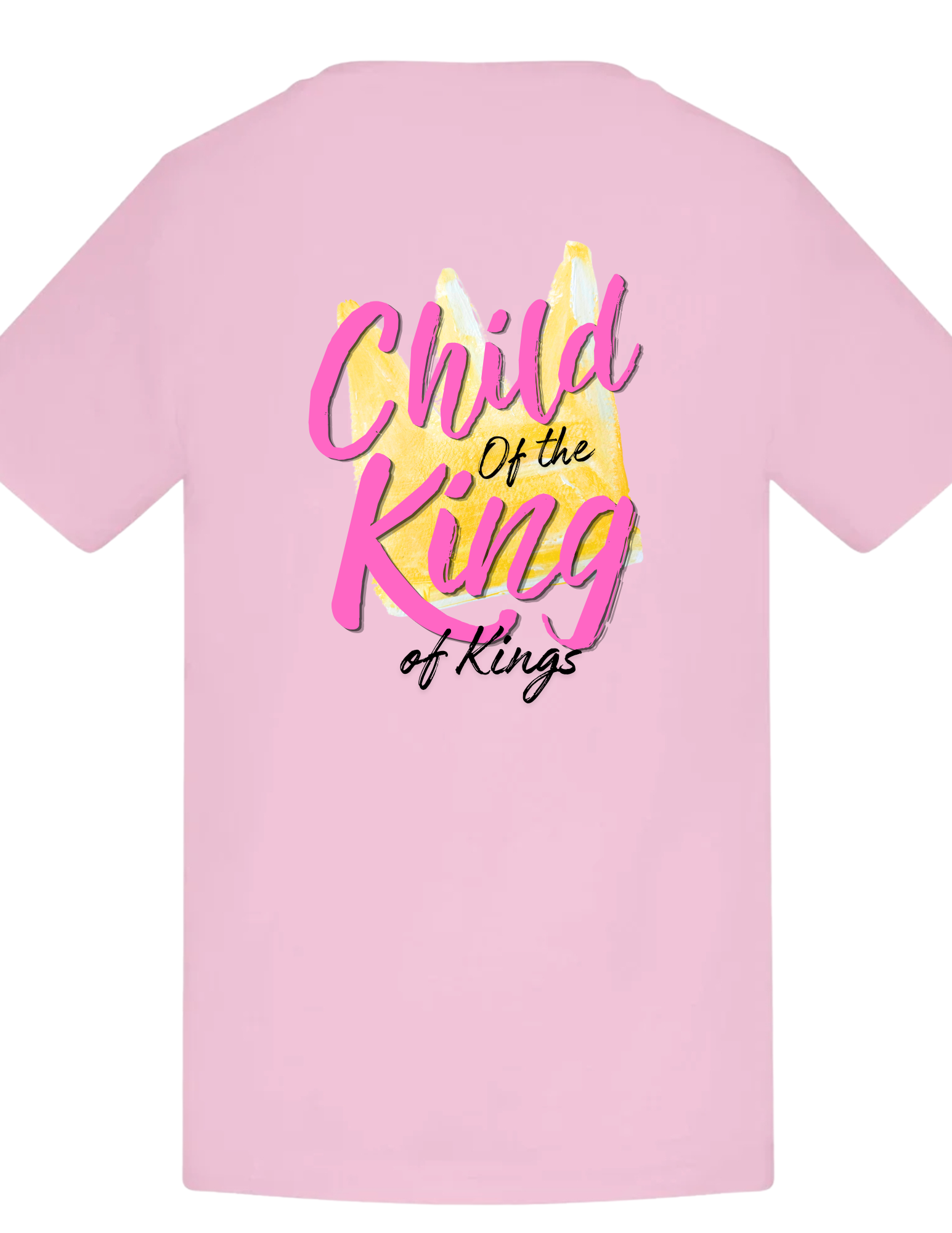 Children's Pink Child Of The King Of Kings T-shirt